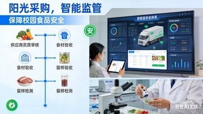 区县学校食材阳光采购平台建设核心要点解析：全闭环、智能化、强监管缺一不可