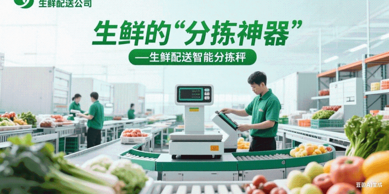 生鲜配送老板狂喜！这款智能分拣秤，把分拣苦差事变 “摸鱼” 
