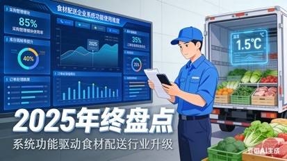 2025年终盘点：从系统功能使用维度，看透食材配送企业的生存现状与发展新局